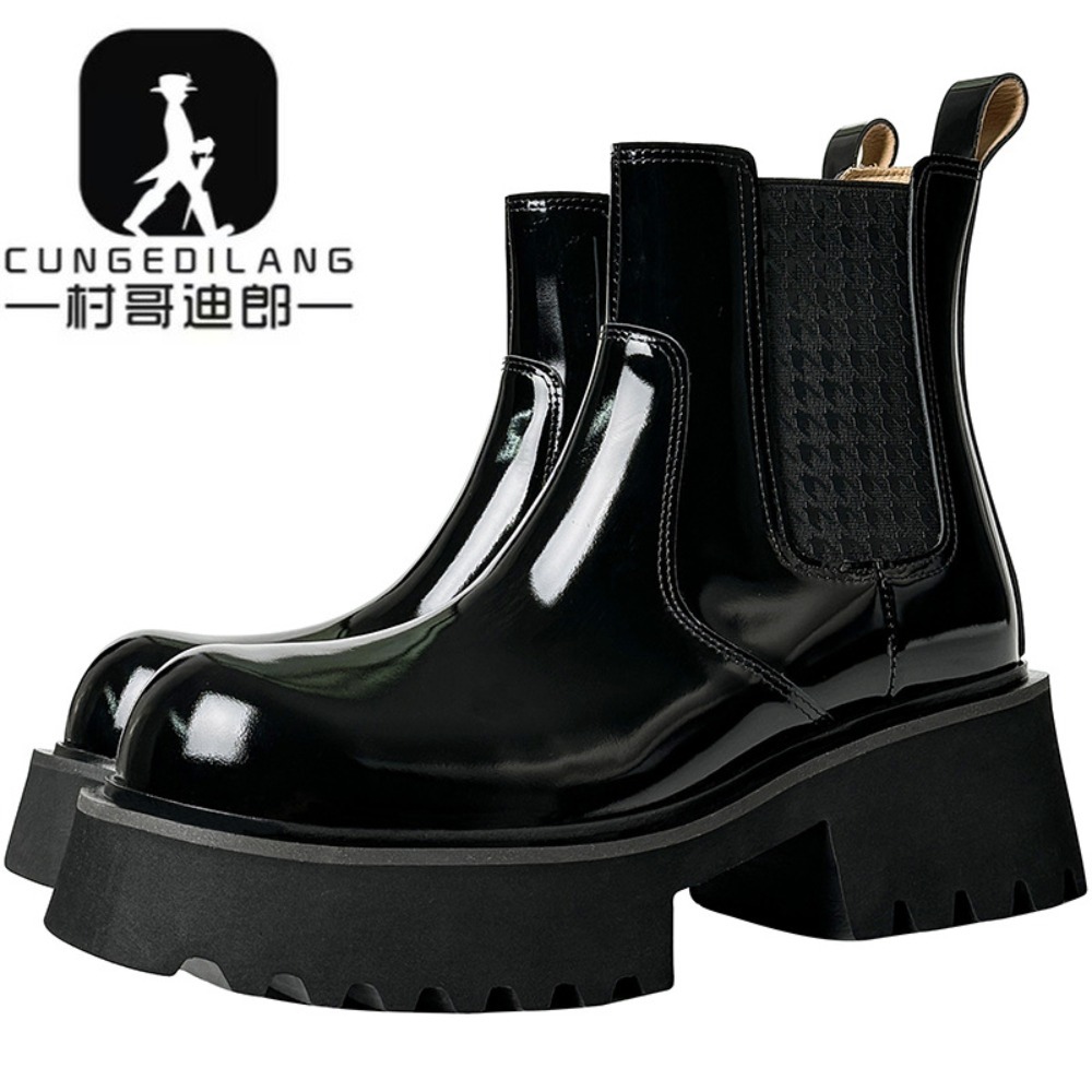 Winter Men Chelsea Boots Invis - огляд і ціна Men'S Shoes Increase Height