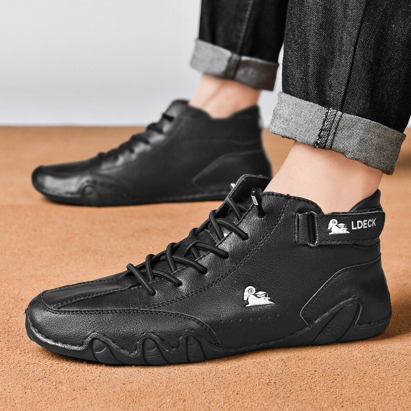 Men Boots Casual Motorcycle Wi - огляд і ціна Men'S Shoes Water Resistant
