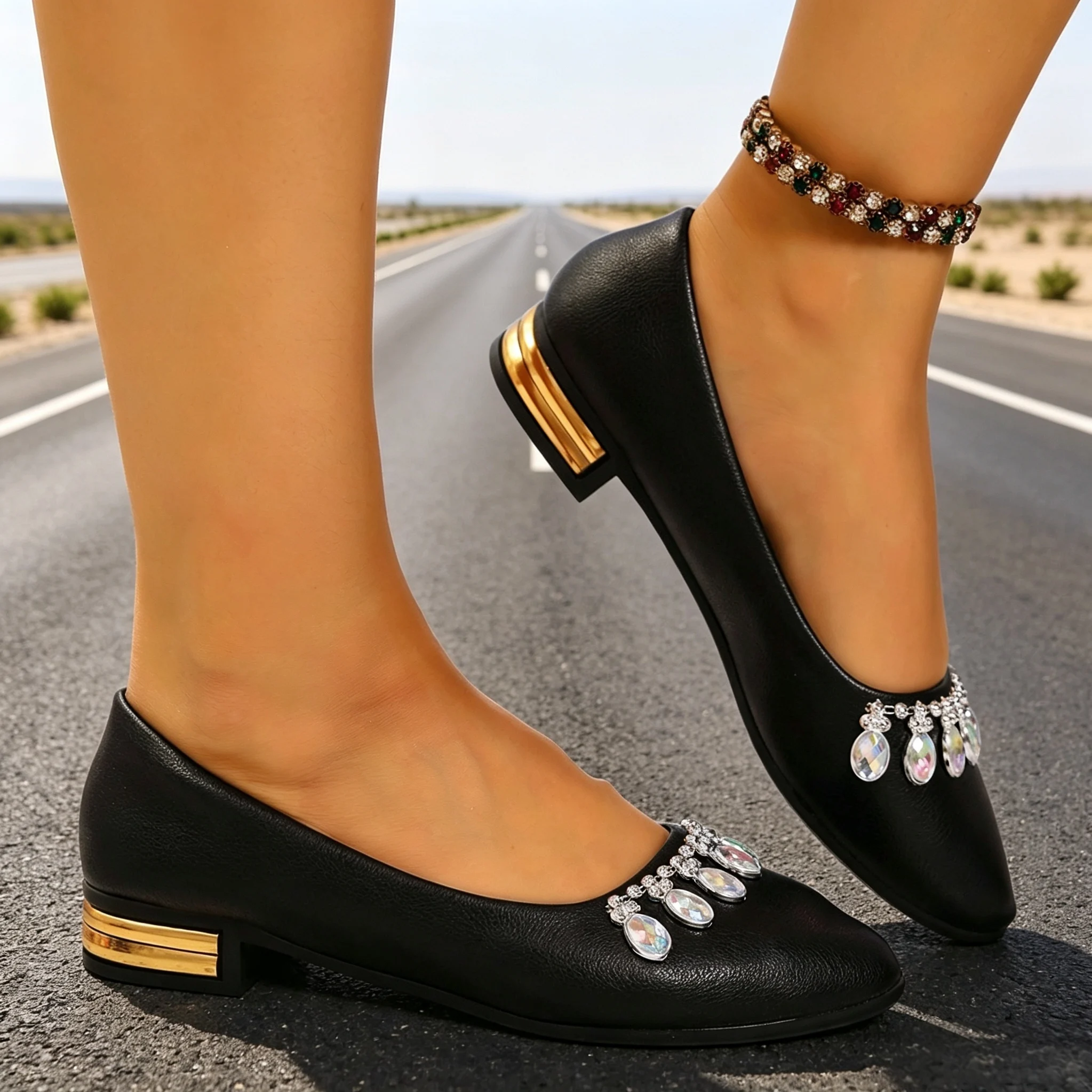 Women Flats Pointed Toe Ballet - огляд і ціна Men'S Shoes Hoka Sale